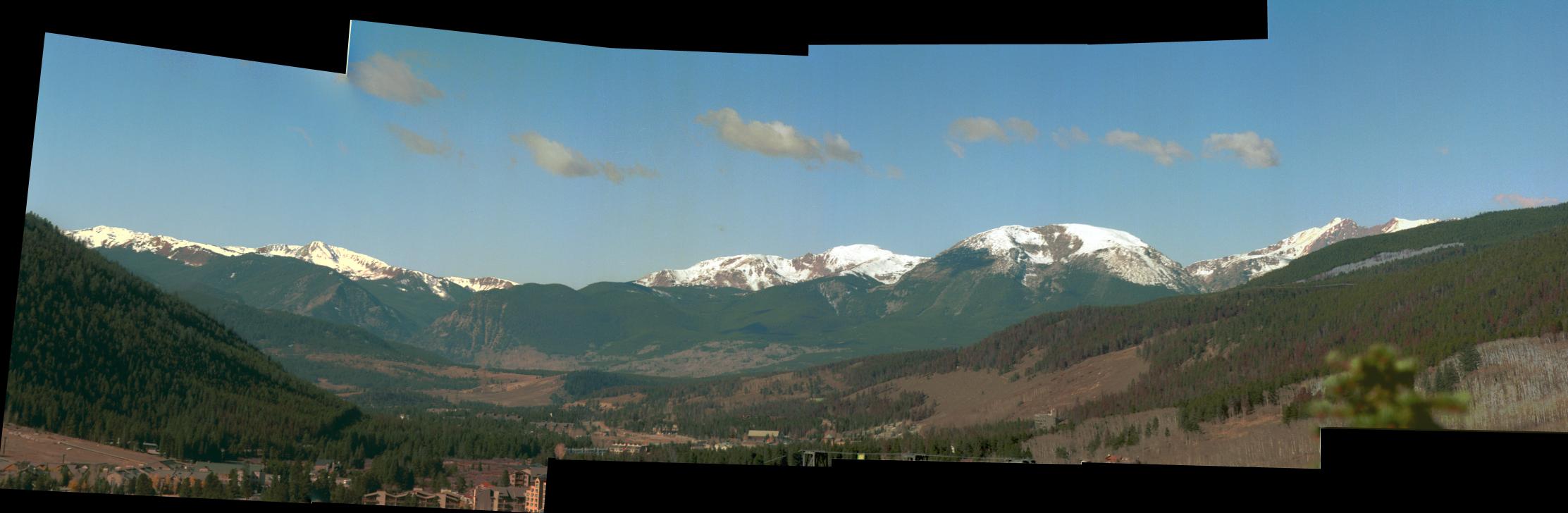 Looking down the Keystone valley
