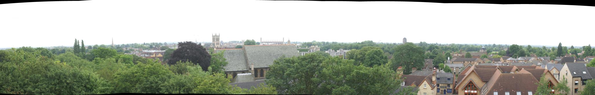 View from Castle Mound