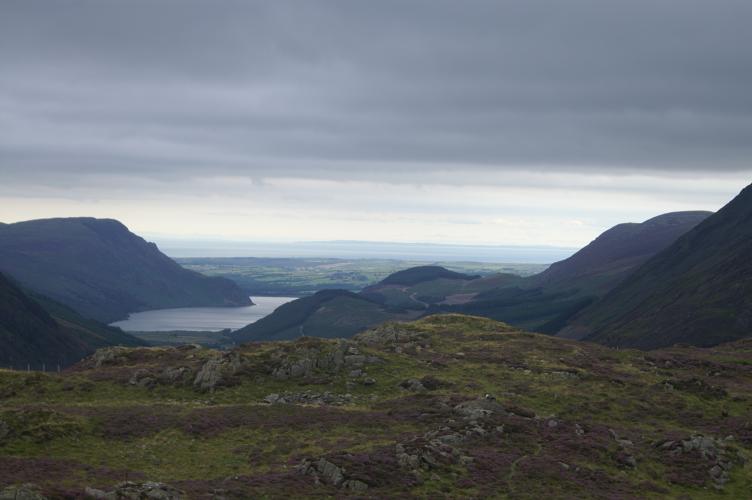 Crummock Water and Scotland from Haystacks