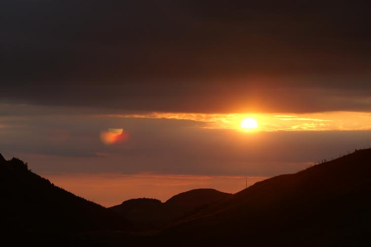 Sunset at Black Sail Youth Hostel