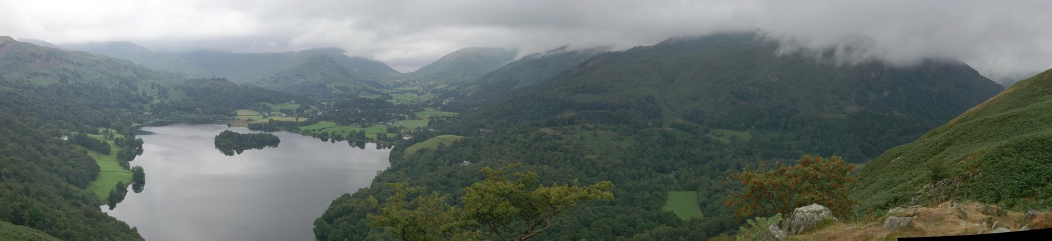Grasmere and Heron Pike from Loughrigg Fell