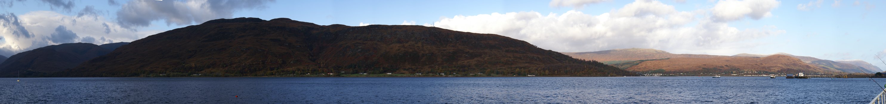View across Loch Linnhe from Fort William