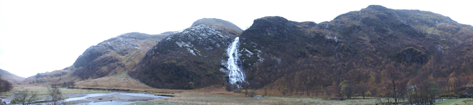 An Steall waterfall, in Upper Glen Nevis