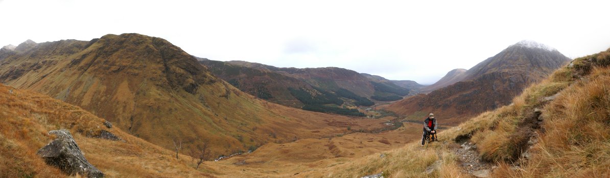 Glen Nevis, from half-way up Sgurr a' Mh&agrave;im