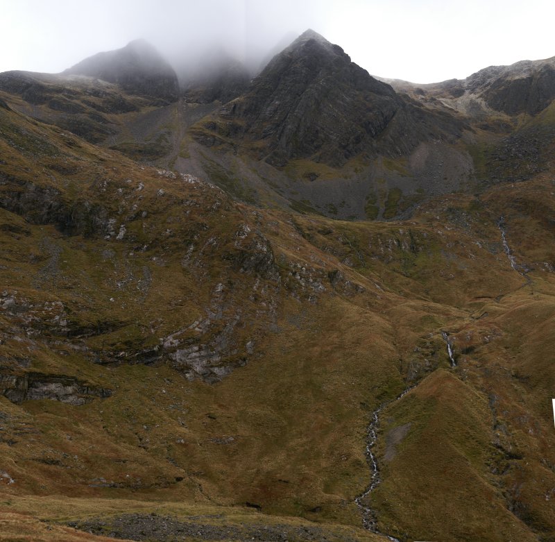 Stob B&agrave;n on the way down