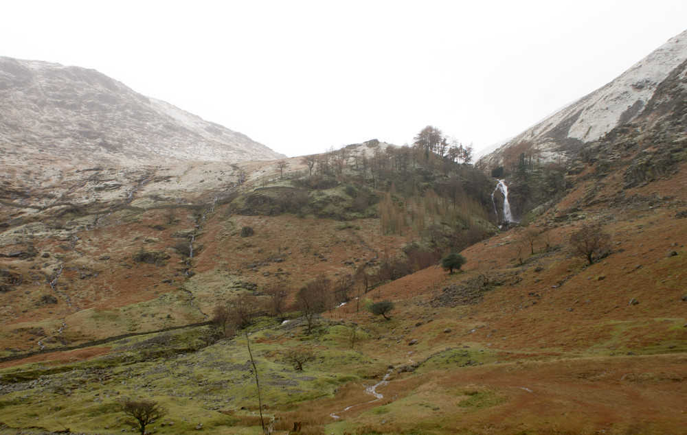 Sour milk gill, in snow