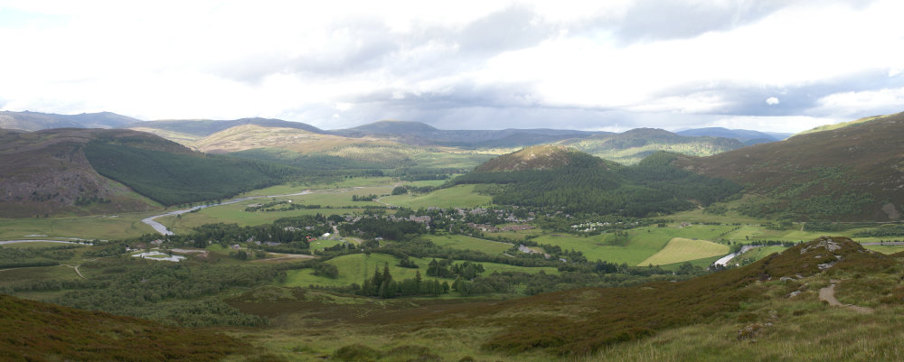 Braemar and East down the Dee Valley