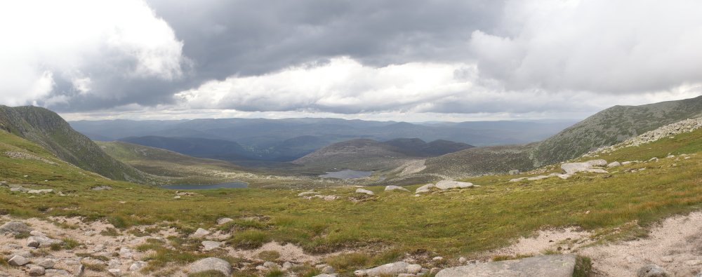 The view North from Lochnagar The view North from Lochnagar