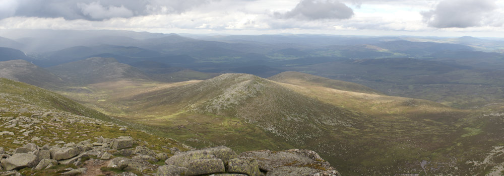North from Lochnagar North from Lochnagar