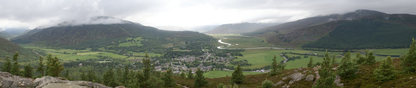 Looking East onto Braemar