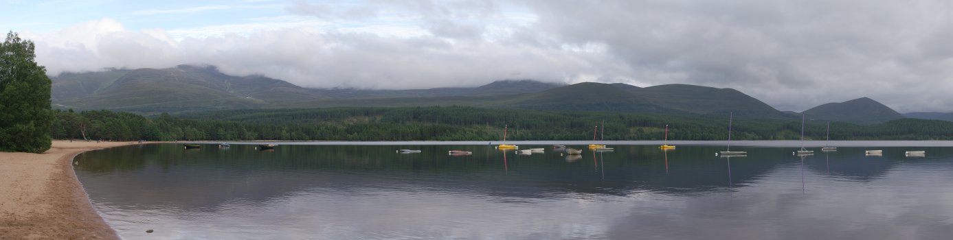 Looking South down Loch Morlich