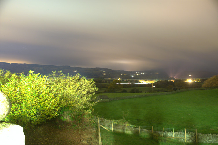 The view from Windermere Youth Hostel at night The view from Windermere Youth Hostel at night