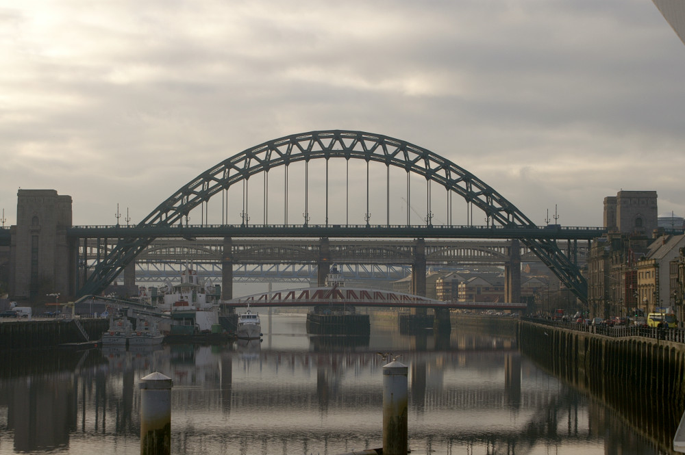 The bridges, all in a row