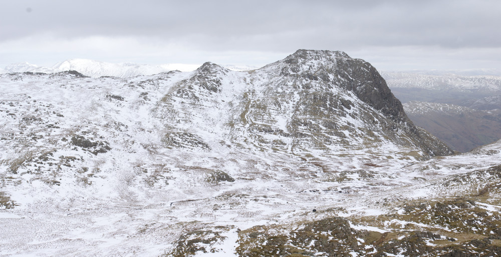 Looking back to Harrison Stickle Looking back to Harrison Stickle