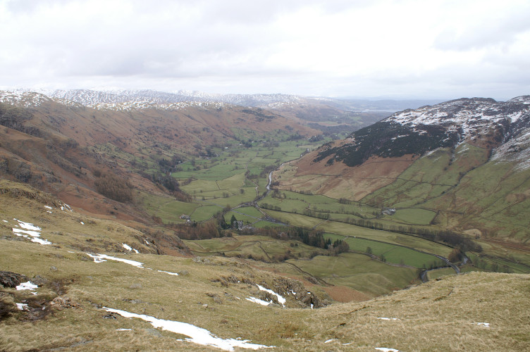 Looking down Langdale Looking down Langdale