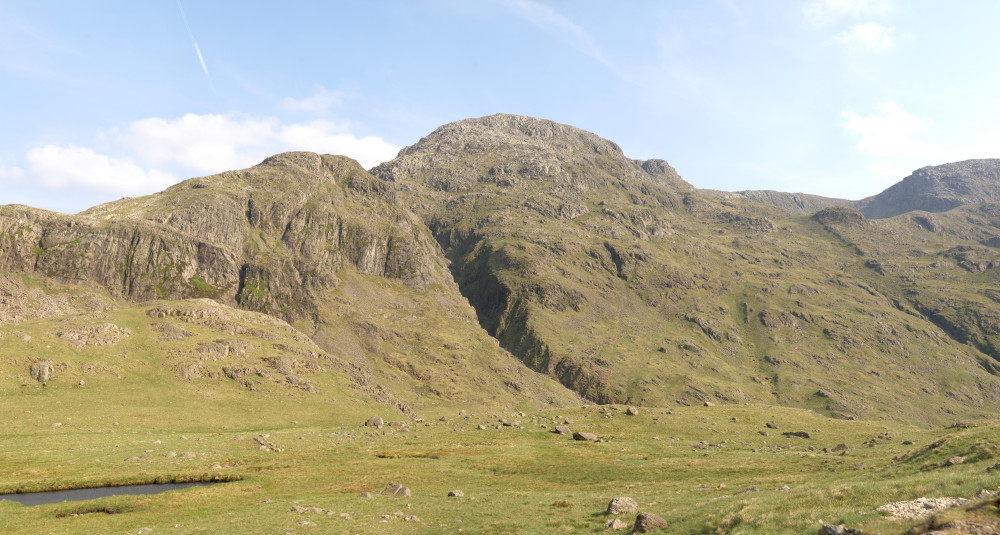 Scafell range from the Styhead stretcher box