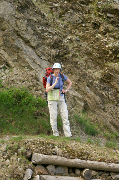 Ruth waiting for us slowcoaches