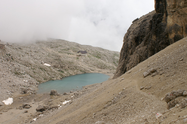Looking back at Rifugio F. Cavazza