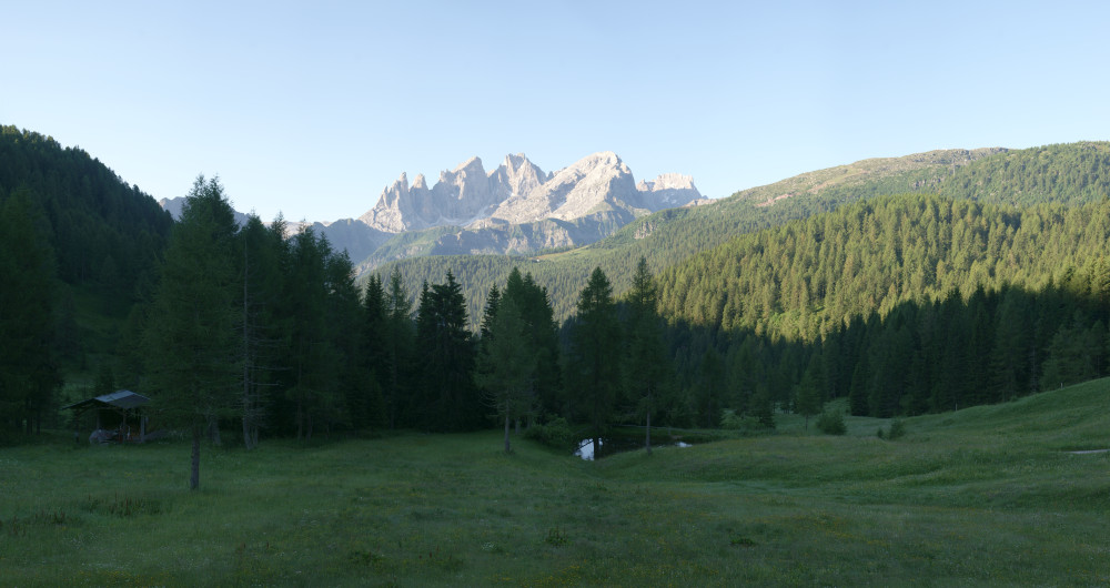 The view from the balcony