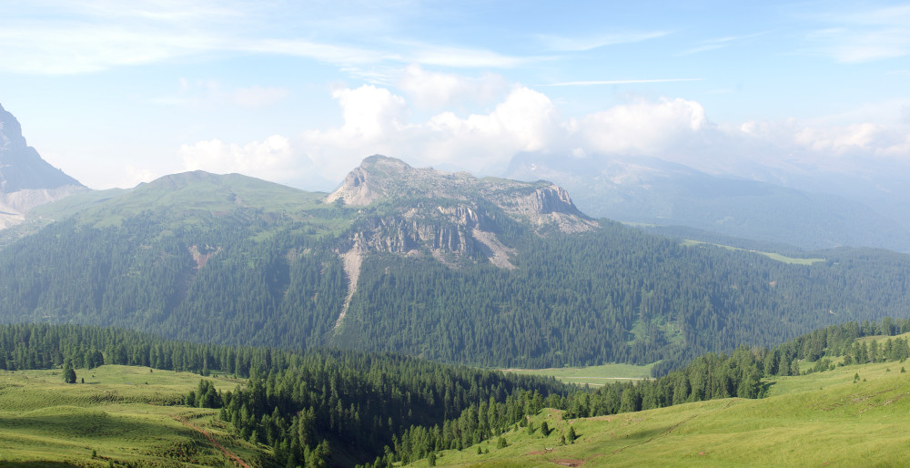 Looking South towards Castellaz