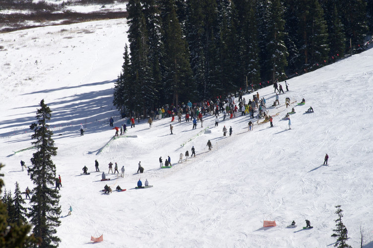 Skiing at Arapahoe Basin