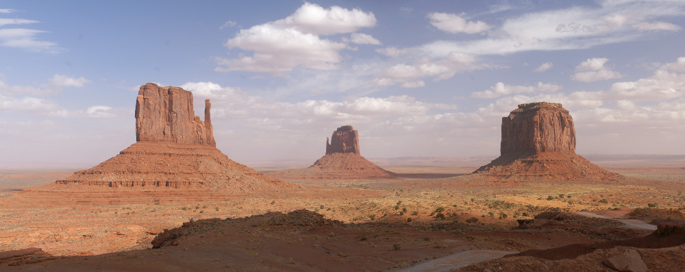 The Mitten Buttes and Merrick Butte
